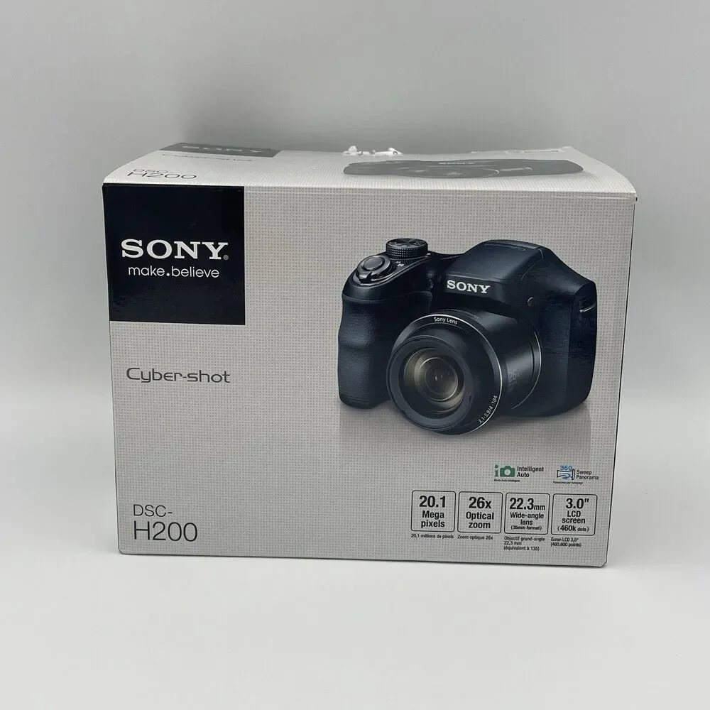 Sony Cyber-Shot DSC-H200 20.1MP 26x Digital Camera - *BATTERY COMPARTMENT STUCK*